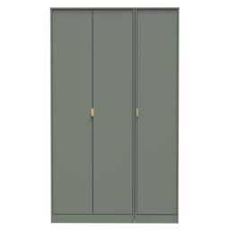 Ready Assembled 2 U Tamworth 3 Door Wardrobe (Ready Assembled) in Pale Green - thumbnail 1
