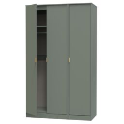 Ready Assembled 2 U Tamworth 3 Door Wardrobe (Ready Assembled) in Pale Green - thumbnail 5