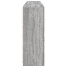 Berkfield Home Sideboard with LED Lights Grey Sonoma 202x37x100 cm - Size: 202 x 37 x 100 cm - thumbnail 7