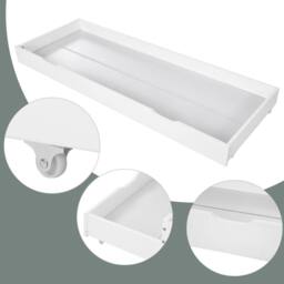BTM White 3FT Daybed with Trundle & Storage Drawer - thumbnail 4