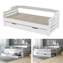 BTM White 3FT Daybed with Trundle & Storage Drawer - thumbnail 5