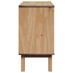 Berkfield Home Hallway Cabinet OTTA 75x40x75 cm Solid Wood Pine in Brown - Size: 75 x 40 x 75 cm - thumbnail 6