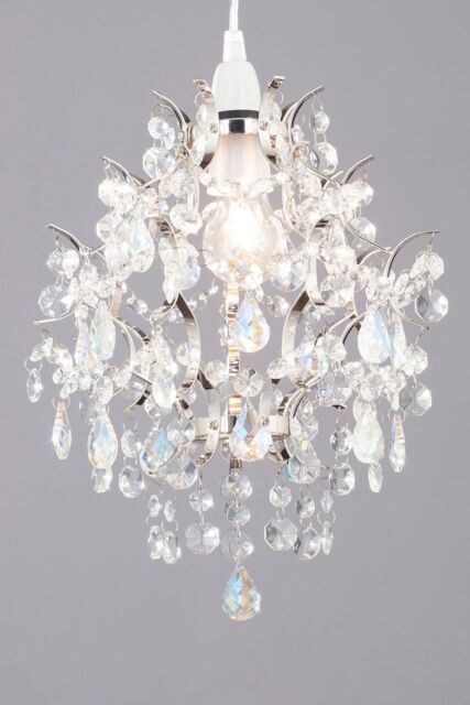 BHS Lighting Lisa Easy Fit Light Fitting in Metallic Silver - image 1