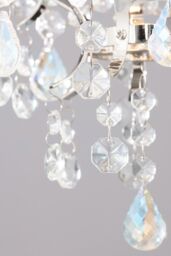 BHS Lighting Lisa Easy Fit Light Fitting in Metallic Silver - thumbnail 3