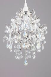 BHS Lighting Lisa Easy Fit Light Fitting in Metallic Silver - thumbnail 2