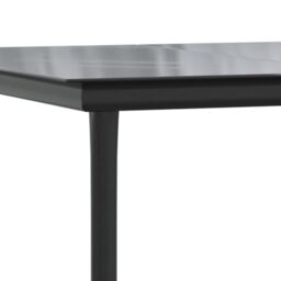 Berkfield Home 5 Piece Garden Dining Set with Cushions Black Poly Rattan - thumbnail 6