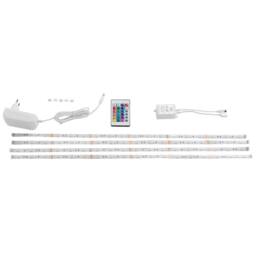 Wyld and Coco KALADAN Set of 4 Multicolour LED Strips 60 cm 16 Colors Remote Control - thumbnail 2