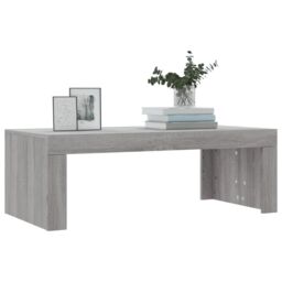 Berkfield Home Coffee Table Grey Sonoma 102x50x36 cm Engineered Wood - Size: 102 x 50 x 36 cm - thumbnail 3