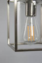 BHS Lighting Hardy Ceiling Pendant Light in Silver - thumbnail 3