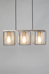 BHS Lighting Hardy Ceiling Pendant Light in Silver - thumbnail 1