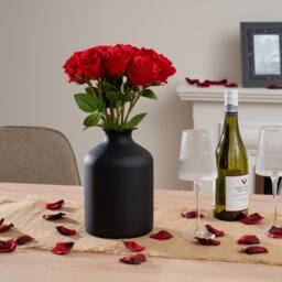 Scottish Everlastings Ltd 40cm Rose Bouquet in Red