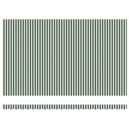 Berkfield Home Awning Replacement Fabric for 5x3 m Frame Green & White - thumbnail 5
