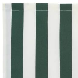 Berkfield Home Awning Replacement Fabric for 5x3 m Frame Green & White - thumbnail 7