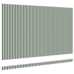 Berkfield Home Awning Replacement Fabric for 5x3 m Frame Green & White - thumbnail 4