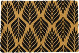 Artsy Mats Multi Palm Leaves Pattern Doormat in Black - Size: 40 cm x 60 cm - thumbnail 2