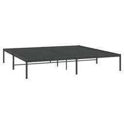 Berkfield Home Metal Bed Frame Black 193x203 cm - thumbnail 4