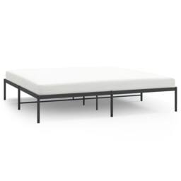 Berkfield Home Metal Bed Frame Black 193x203 cm - thumbnail 2