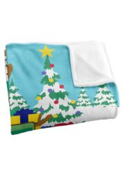 South Park Cartman Santa & Reindeer Boys Silky Touch Super Soft Throw Blanket 152 X 127 cm in White - thumbnail 3