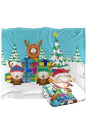 South Park Cartman Santa & Reindeer Boys Silky Touch Super Soft Throw Blanket 152 X 127 cm in White - thumbnail 2