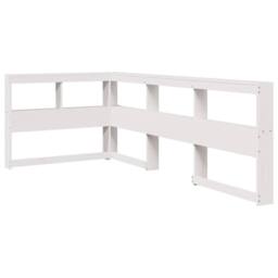Berkfield Home Bookcase Bed without Mattress White 90x190cm Solid Wood Pine - Size: 90x190 cm - thumbnail 9