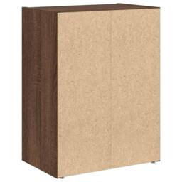 Berkfield Home Bookcase Brown Oak 40x24x52 cm Engineered Wood - Size: 40 x 24 x 52 cm - thumbnail 7