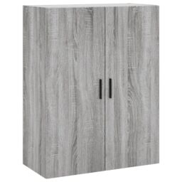 Berkfield Home Wall Mounted Cabinets 2 pcs Grey Sonoma 69.5x34x90 cm - thumbnail 5