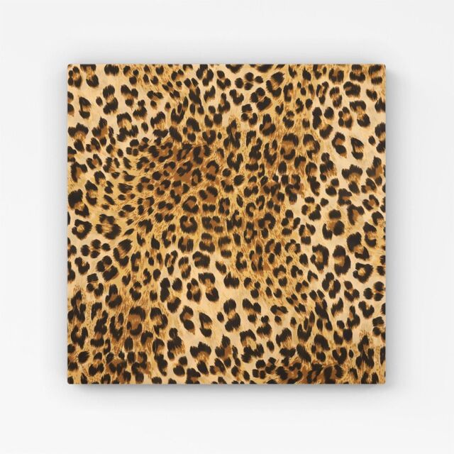 "Warren Reed - Designer Wild Animal Pattern Canvas in Brown - Size: W30"" x H30""" - image 1
