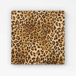 "Warren Reed - Designer Wild Animal Pattern Canvas in Brown - Size: W30"" x H30""" - thumbnail 1