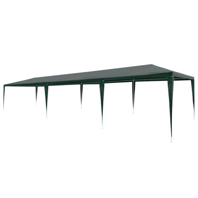 Berkfield Home Party Tent 3x9 m PE Green - image 1