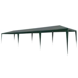 Berkfield Home Party Tent 3x9 m PE Green - thumbnail 1