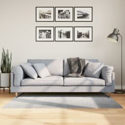 Berkfield Home Rug IZA Short Pile Scandinavian Look Grey 80x150 cm - Size: Medium - thumbnail 1