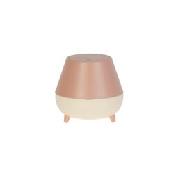 Lighting Collection Women's Rechargeable Pink Storage Table Lamp in Baby Pink - thumbnail 4