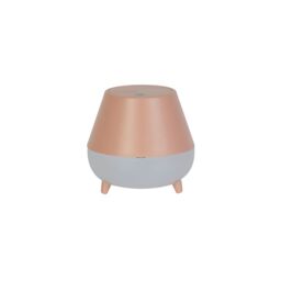 Lighting Collection Women's Rechargeable Pink Storage Table Lamp in Baby Pink - thumbnail 3
