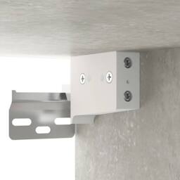 Berkfield Home Stunning Wall-mounted Bedside Cabinet Concrete Grey 35x35x20 cm - Size: 35 x 35 x 20 cm - thumbnail 8