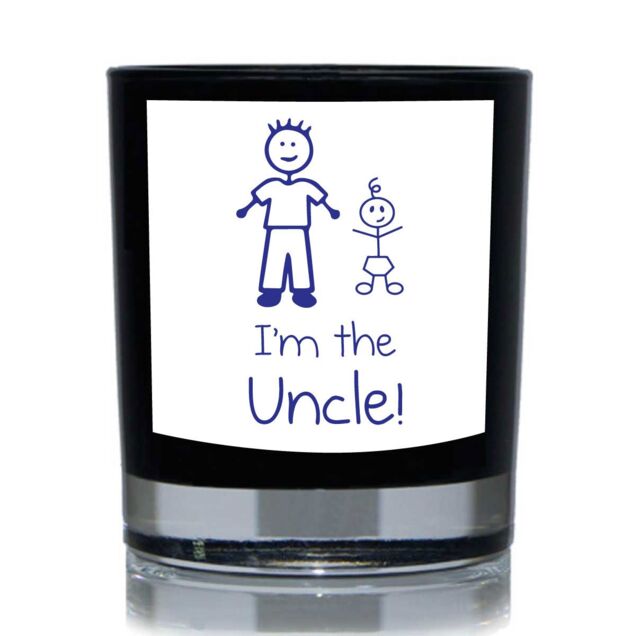 60 SECOND MAKEOVER I'm the Uncle Funny 20cl Candle in Black