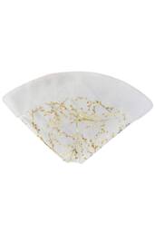 Hot Stamping Diagonal Plush Christmas Tree Skirt in White - thumbnail 4