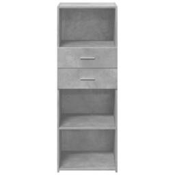 Berkfield Home Highboard Concrete Grey 45x42.5x124 cm Engineered Wood - thumbnail 4