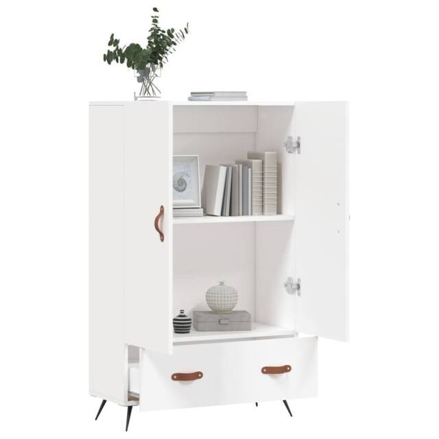 Berkfield Home Highboard White 69.5x31x115 cm Engineered Wood - image 1