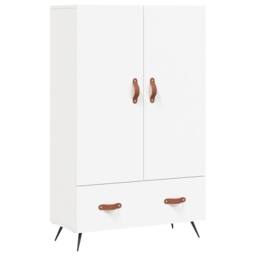 Berkfield Home Highboard White 69.5x31x115 cm Engineered Wood - thumbnail 3