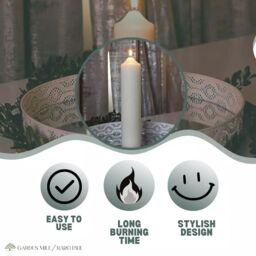 Marco Paul Church Pillar Candle in White - thumbnail 4