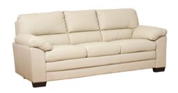 Artemis Home Genoa 3 Seat Sofa in Cream - thumbnail 2