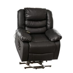 Artemis Home Brooklyn Electric Riser Recliner with Massage & Heat in Black - thumbnail 1