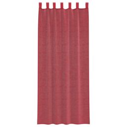 Berkfield Home Voile Curtains with Loops 2 pcs Wine Red 140x260 cm - thumbnail 4