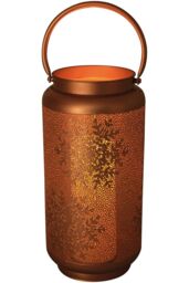 Netagon Battery Golden Lantern with Snowflakes Design in Gold