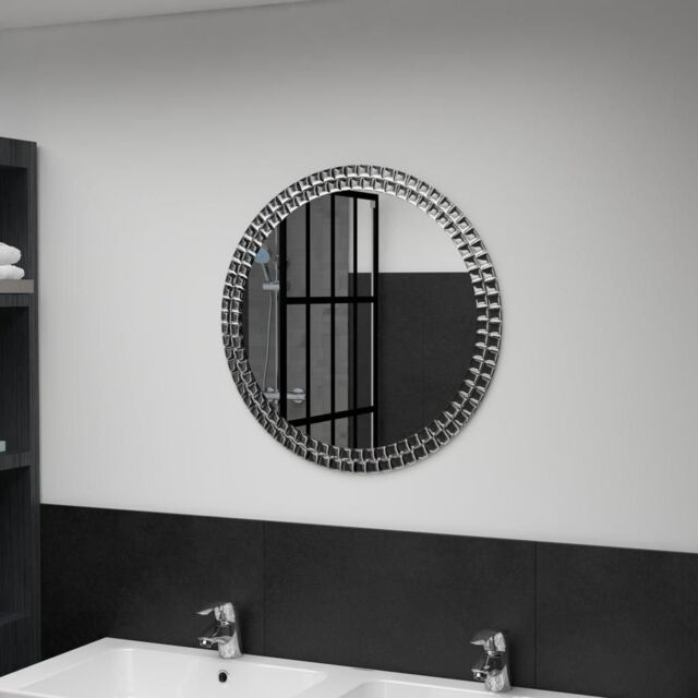 Wall Mirror 60 cm Tempered Glass - image 1