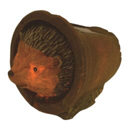 mysmartbuy Hedgehog Design Solar Light - Outdoor Patio or Decking Garden Ornament Decoration - 11cm x 11cm x 14.5cm - Size: 11 cm x 11 cm x 14.5 cm - thumbnail 3
