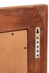 Orsina Boho Acacia Wood Wall Mirror in Natural - thumbnail 3