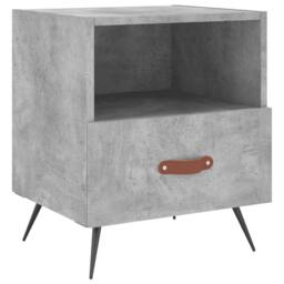 Berkfield Home Bedside Cabinets 2 pcs Concrete Grey 40x35x47.5 cm Engineered Wood - thumbnail 5