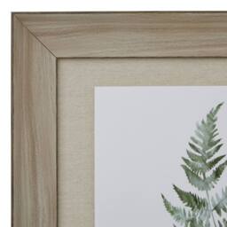 KDMD Watercolour Bracken Fern In Washed Wood Frame in Brown - thumbnail 2