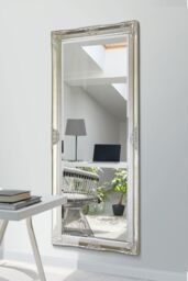 MirrorOutlet Kingsbury Silver Detailed Dress Mirror 165 x 76 CM - Size: 1 Pack - thumbnail 1